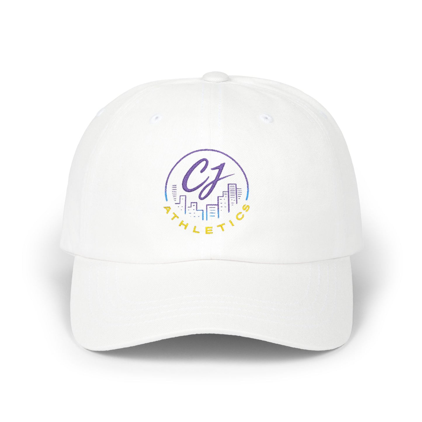 Dad Cap — 'CJ' City Skyline Embroidered Baseball Hat